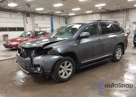 2013 Toyota Highlander Se V6 from USA, damaged, VIN 5TDBK3EH6DS256360